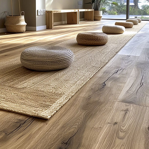 Yoga Studio hardwood floor